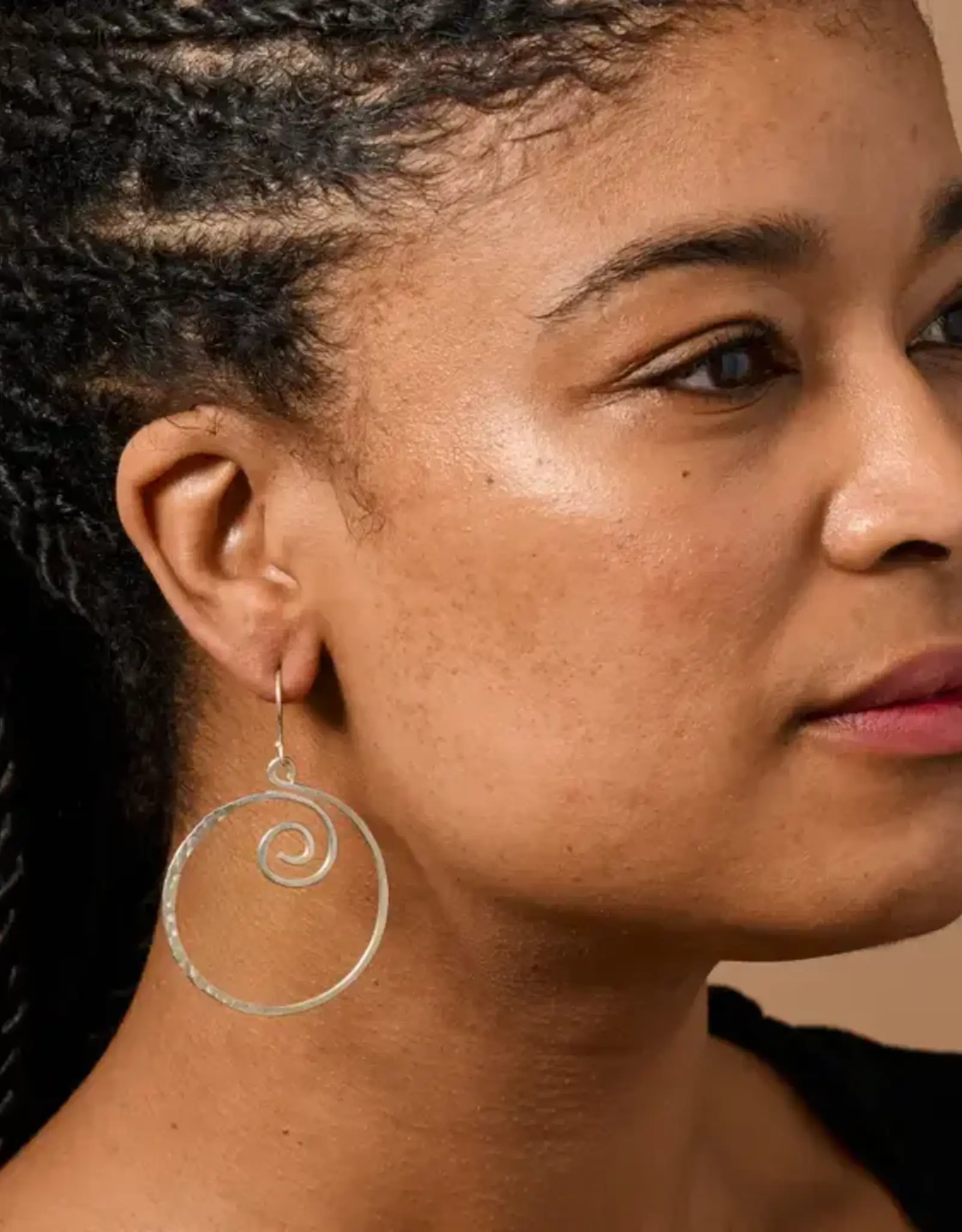 Ten Thousand Villages Twil Brass Drop Earrings