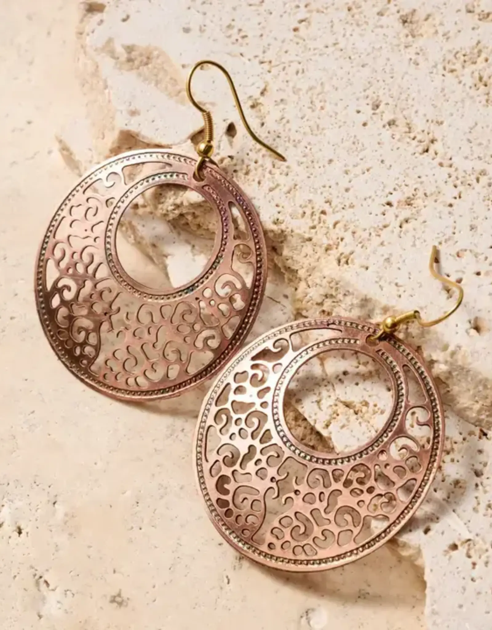Ten Thousand Villages Kopara Filigree Earrings