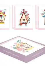 Quilling Card Quilled Birdhouses Note Card Box Set