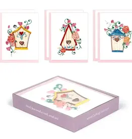 Quilling Card Quilled Birdhouses Note Card Box Set