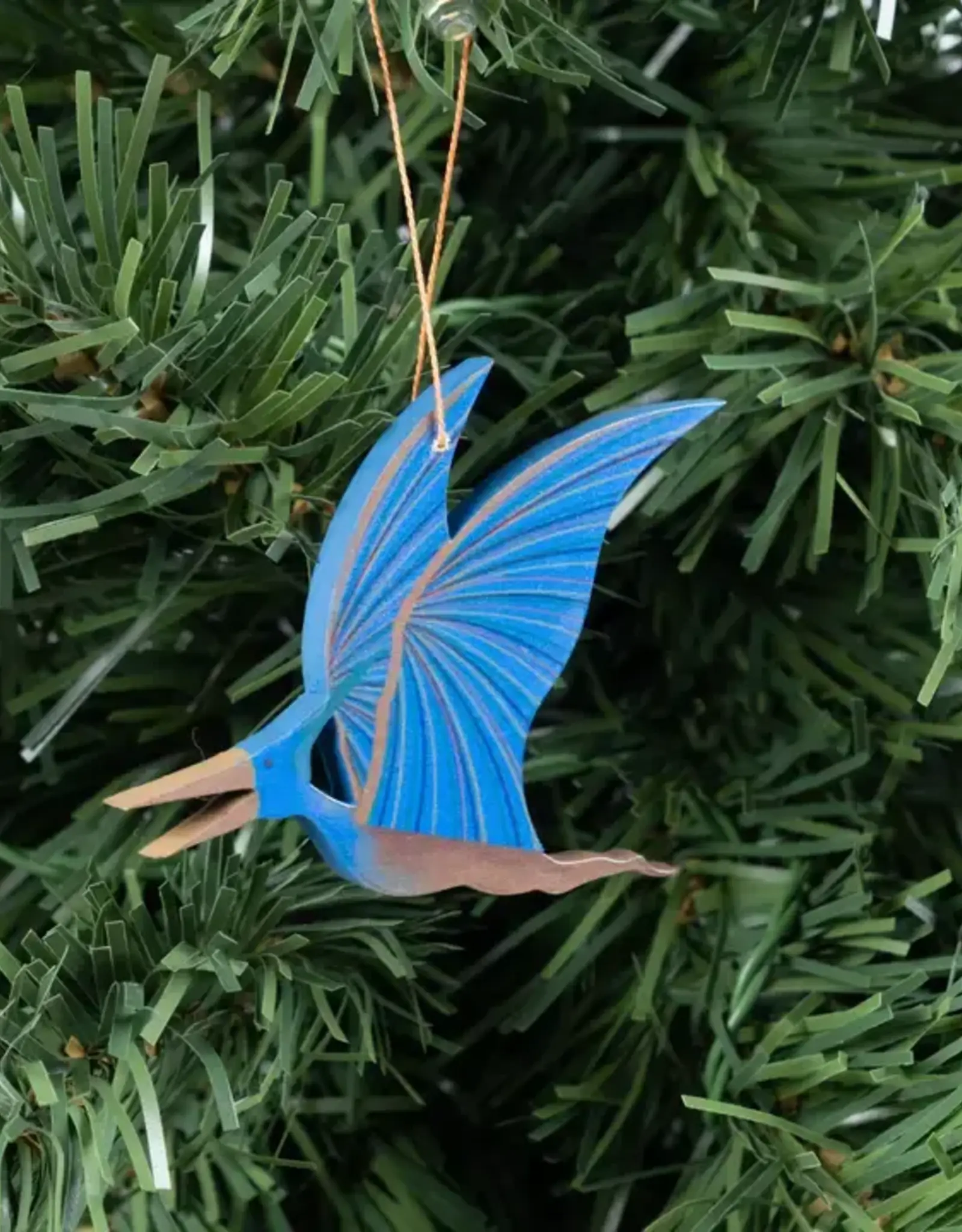 Tulia Artisans Pterodactyl Wood Ornament
