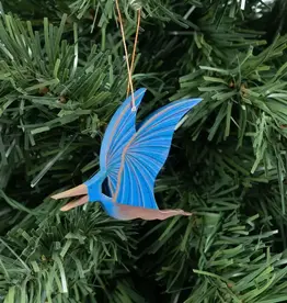 Tulia Artisans Pterodactyl Wood Ornament