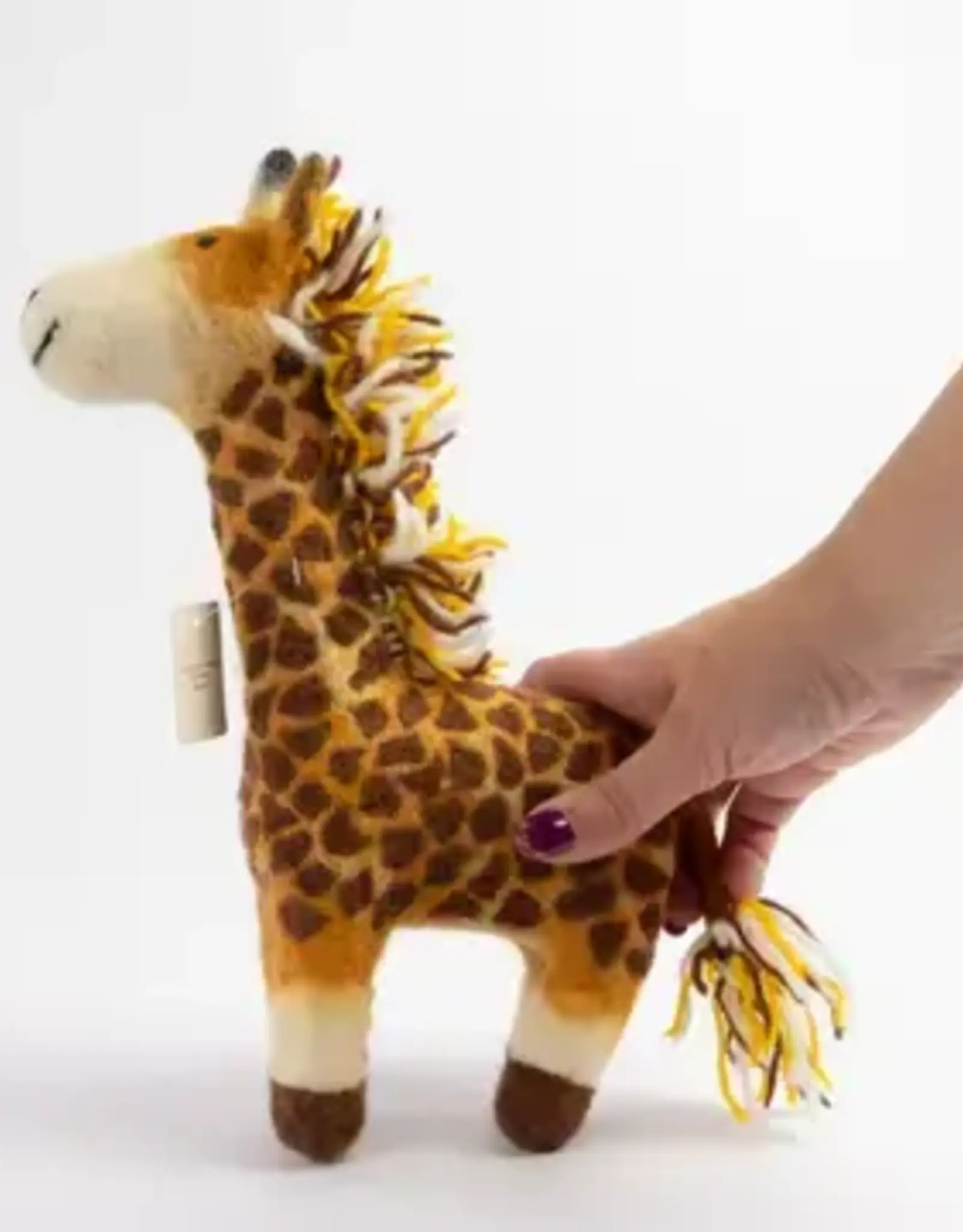 The Winding Road Felt Giraffe Toy