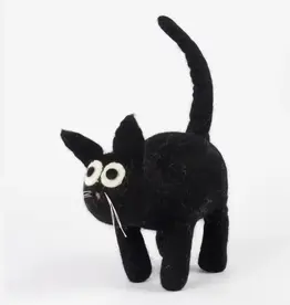 The Winding Road Black Felt Cat Toy