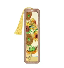 Quilling Card Van Gogh Inspired Quilled Sunflowers Bookmark