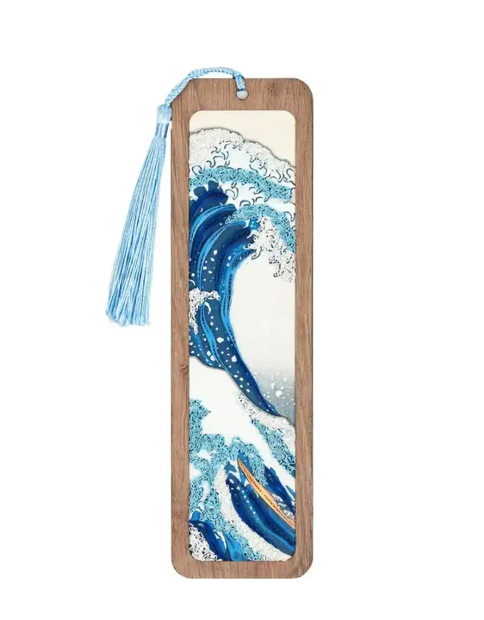 Quilling Card Quilled Great Wave Off Kanagawa Bookmark