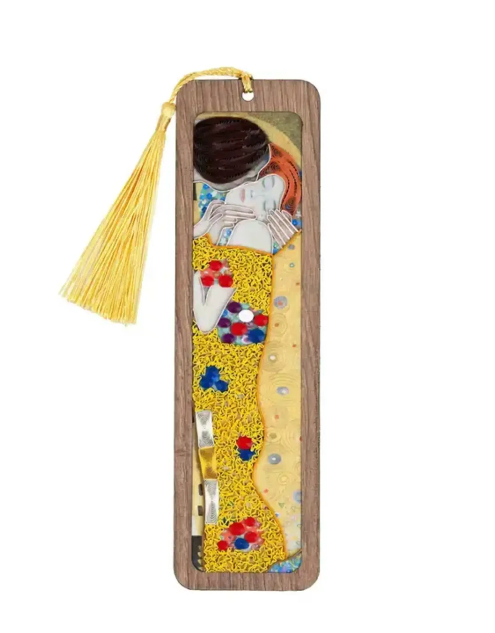 Quilling Card Klimt Inspired Quilled The Kiss Bookmark
