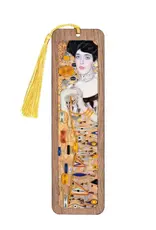 Quilling Card Klimt Inspired Quilled Lady in Gold Bookmark