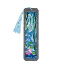 Quilling Card Monet Inspired Quilled Water Lilies Bookmark