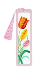 Quilling Card Quilled Colorful Tulips Bookmark