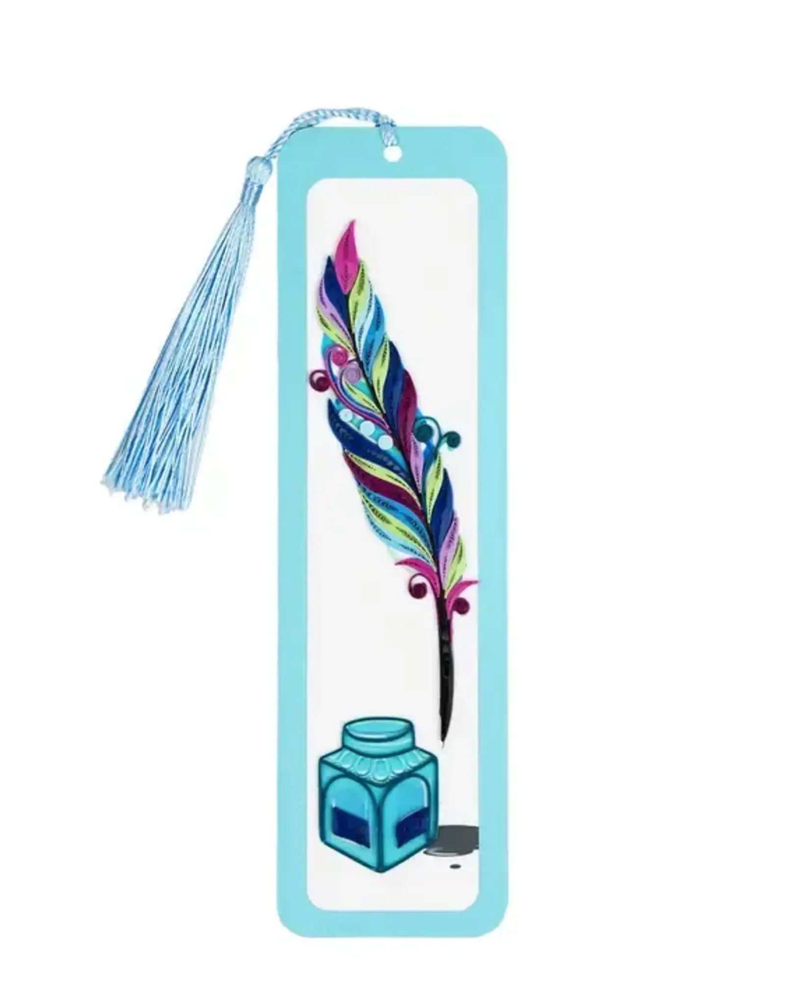 Quilling Card Quilled Quill and Ink Bookmark