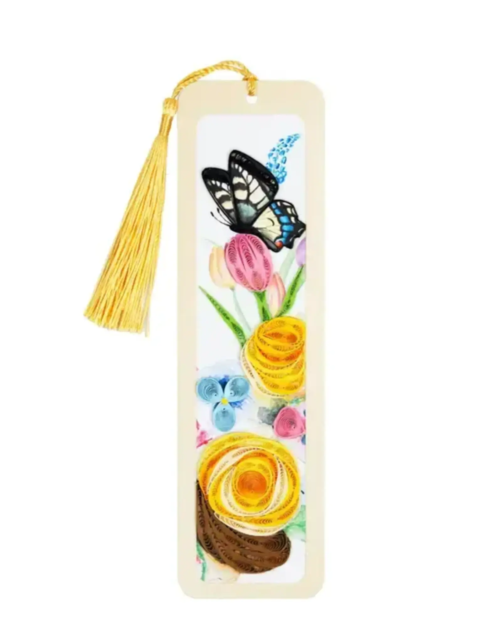 Quilling Card Quilled Spring Cornucopia Bookmark