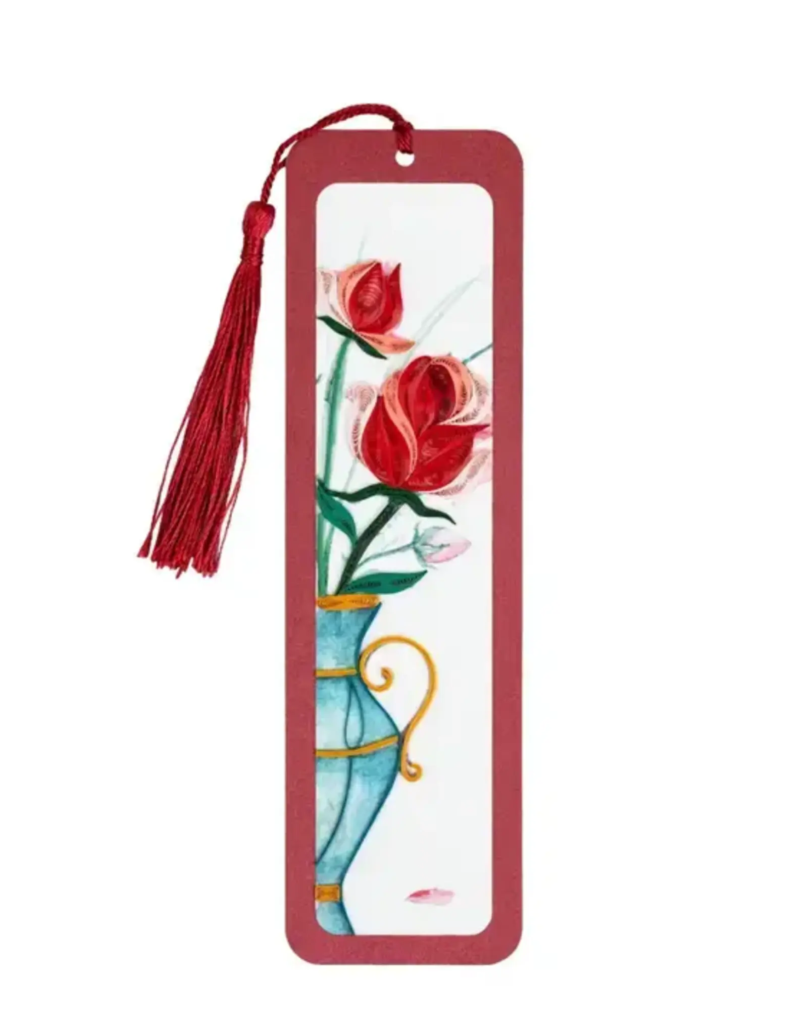 Quilling Card Quilled Victorian Rose Bookmark