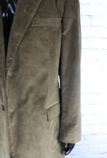 Calvin Klein: Vintage Brown Corduroy Blazer for Guys