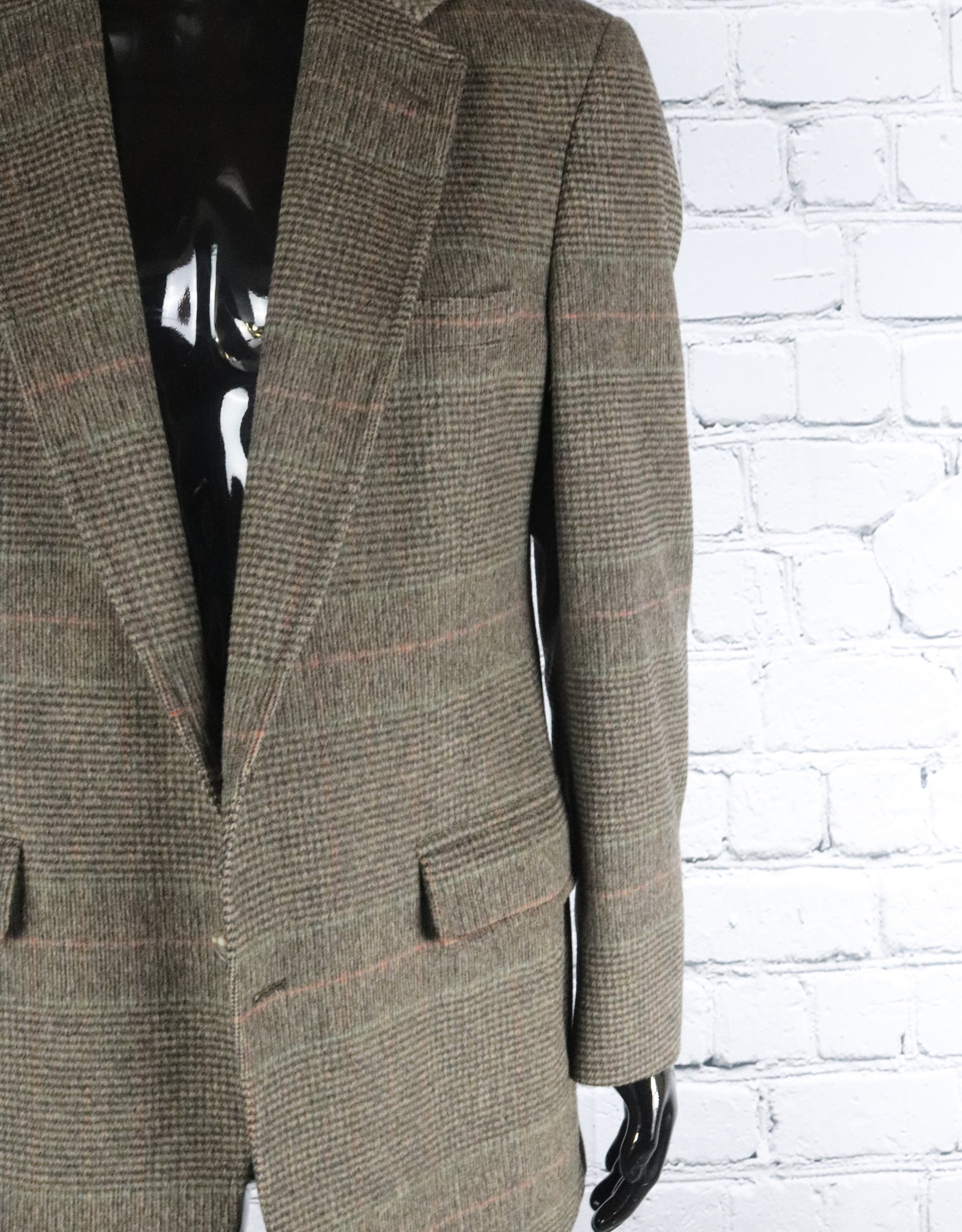 JoS. A. Banks: Vintage Brown and Grey Plaid Blazer for Guys