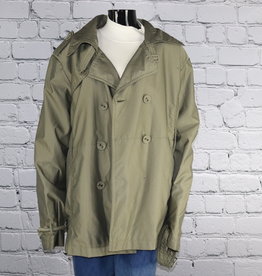 Cato: 2000's Vintage Green Trench Coat for Gals