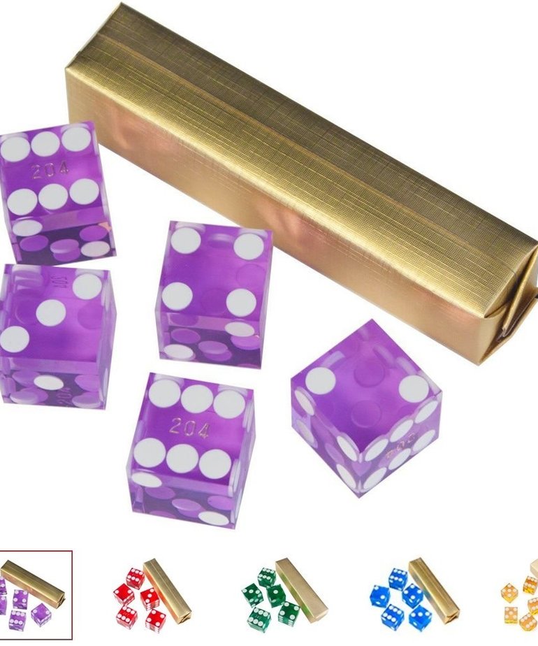 GSE Games & Sports Expert - GSE GSE Games: Dice - Casino 19mm D6 5-Die Set -