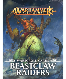 Games Workshop - GAW Warscroll Cards - Beastclaw Raiders
