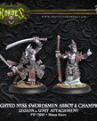Privateer Press - PIP Hordes - Legion of Everblight - Blighted Swordsmen Abbott & Champion - Unit Attachment