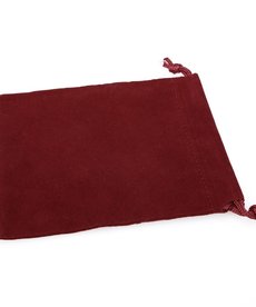 Chessex - CHX Chessex Small Suede Cloth Dice Bag Burgandy
