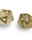 Ultra-PRO - ULP Dice: Heavy Metal D20 - Gold (2)