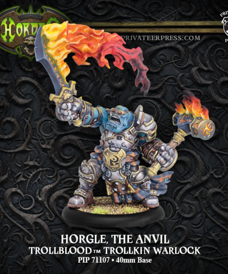 Privateer Press - PIP Hordes - Trollbloods - Horgle, The Anvil - Warlock (Horgle 2)