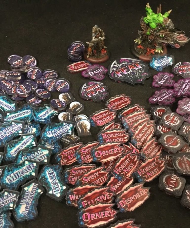 Muse On Minis - MOM Muse on Minis - Legion of Everblight Mark 3 Full Color Acrylic Tokens BLACK FRIDAY NOW