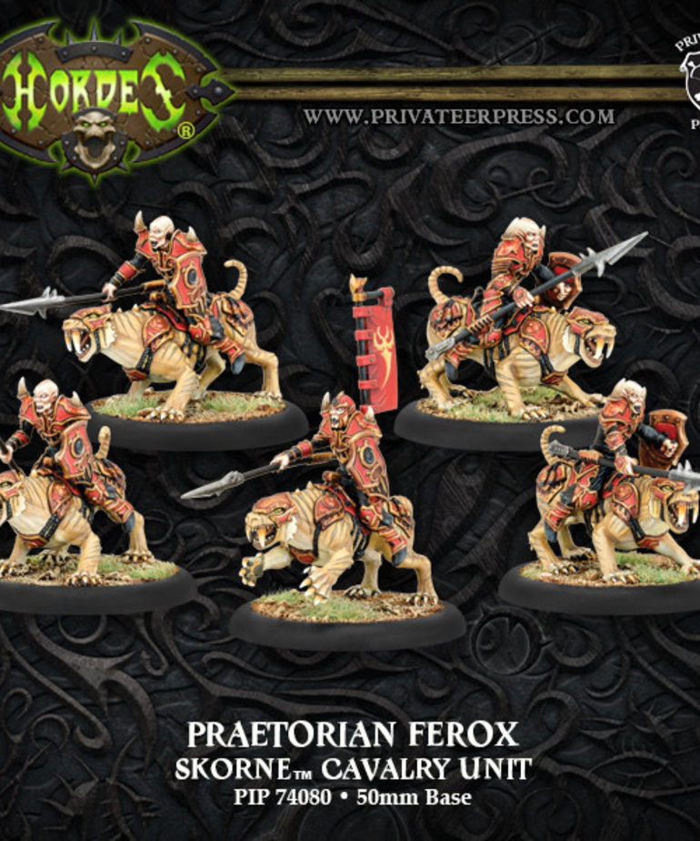 Privateer Press - PIP Hordes - Skorne - Praetorian Ferox - Cavalry Unit