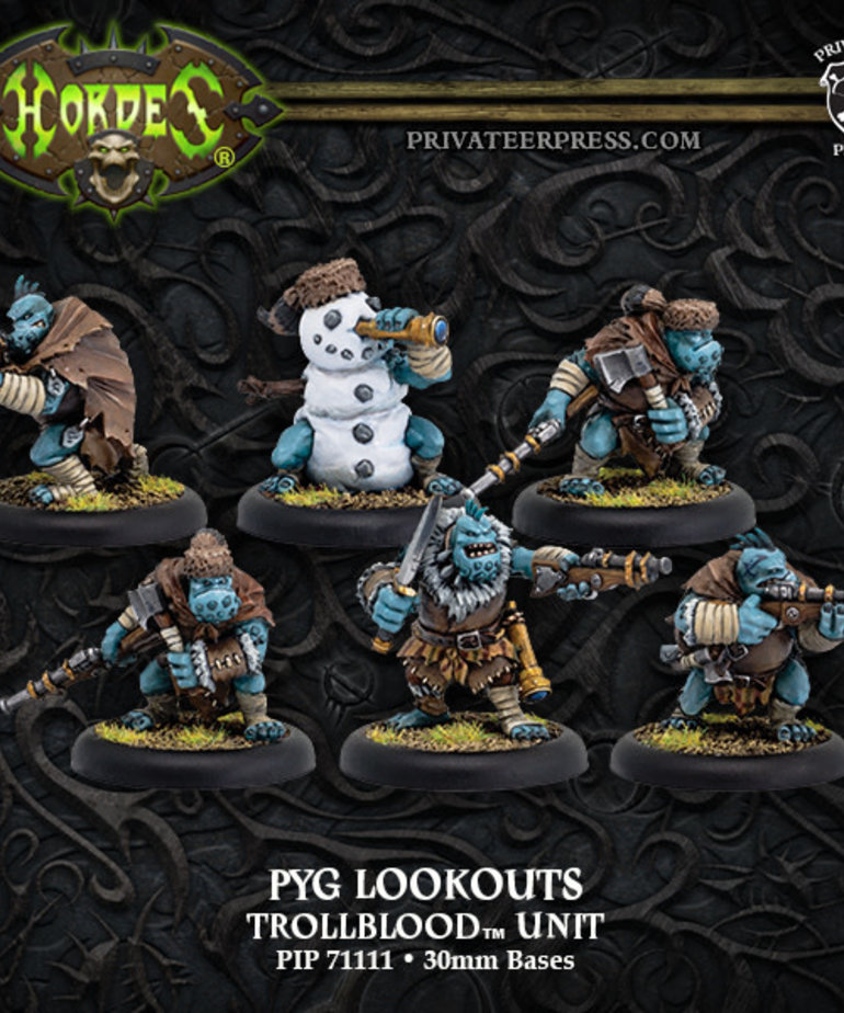 Privateer Press - PIP Hordes - Trollbloods - Pyg Lookouts - Unit