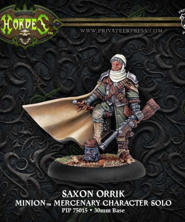 Privateer Press - PIP Hordes - Minions - Saxon Orrik - Mercenary Character Solo