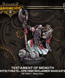 Privateer Press - PIP Warmachine - Protectorate of Menoth - Testament of Menoth - Epic High Reclaimer Warcaster  (Reclaimer 1)