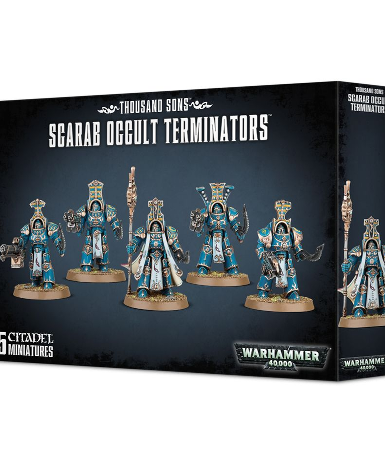 Games Workshop - GAW Warhammer 40K - Thousand Sons - Scarab Occult Terminators
