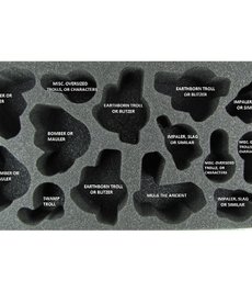 Battle Foam - BAF CLEARANCE -  Trollbloods Warbeast Foam Tray 3.5 (International orders with this item may be assessed additional shipping fees at time of shipment)