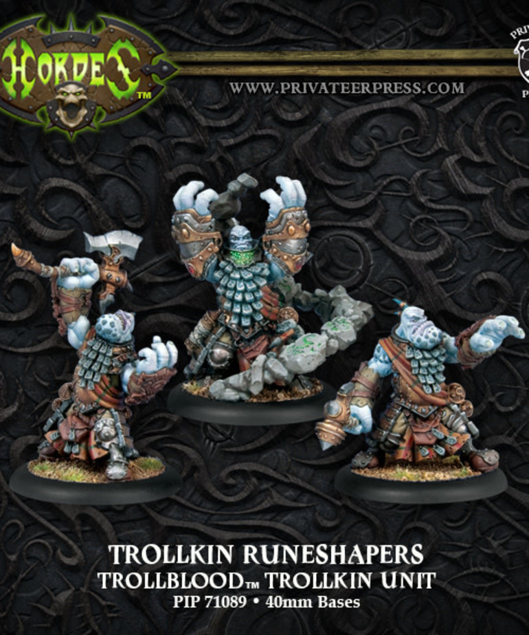 Privateer Press - PIP Hordes - Trollbloods - Trollkin Runeshapers - Trollkin Unit