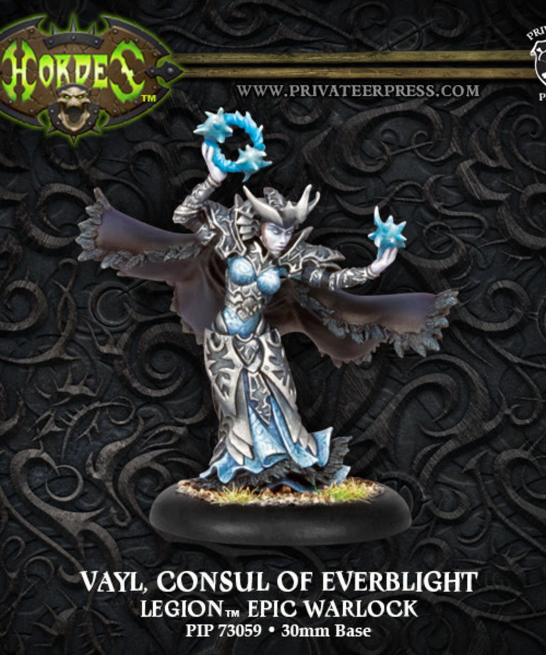 Privateer Press - PIP Hordes - Legion of Everblight - Vayl, Consul of Everblight - Epic Warlock (Vayl 2)