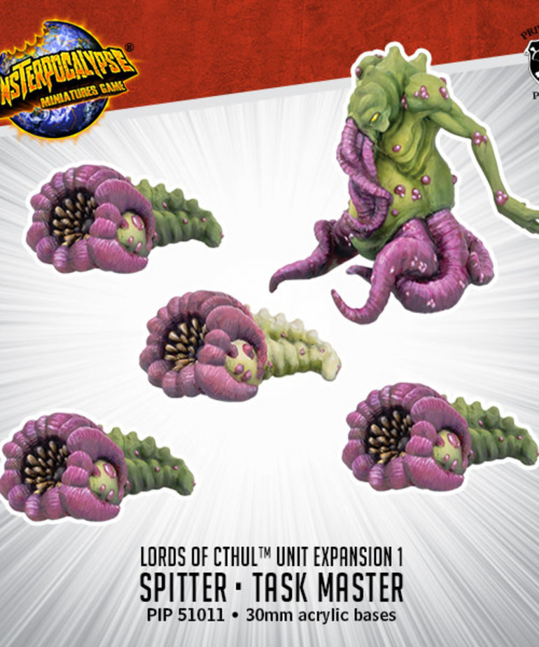 Privateer Press - PIP Monsterpocalypse - Destroyers - Lords of Cthul - Spitter & Task Master - Unit Expansion 1
