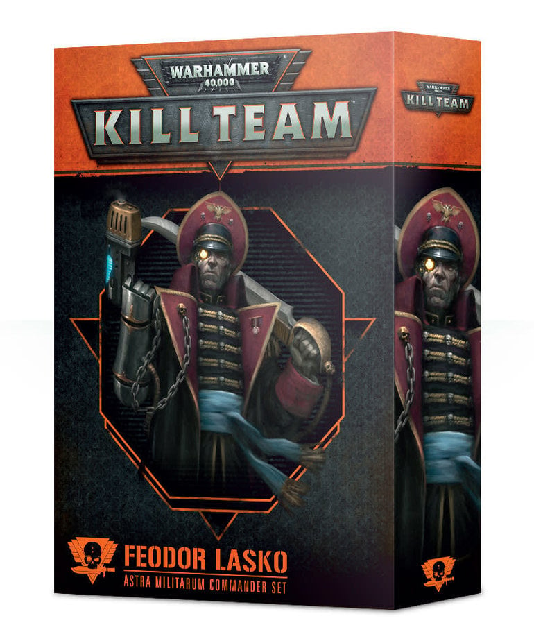Games Workshop - GAW Warhammer 40k: Kill Team - Feodor Lasko -  Astra Militarum Commander Set