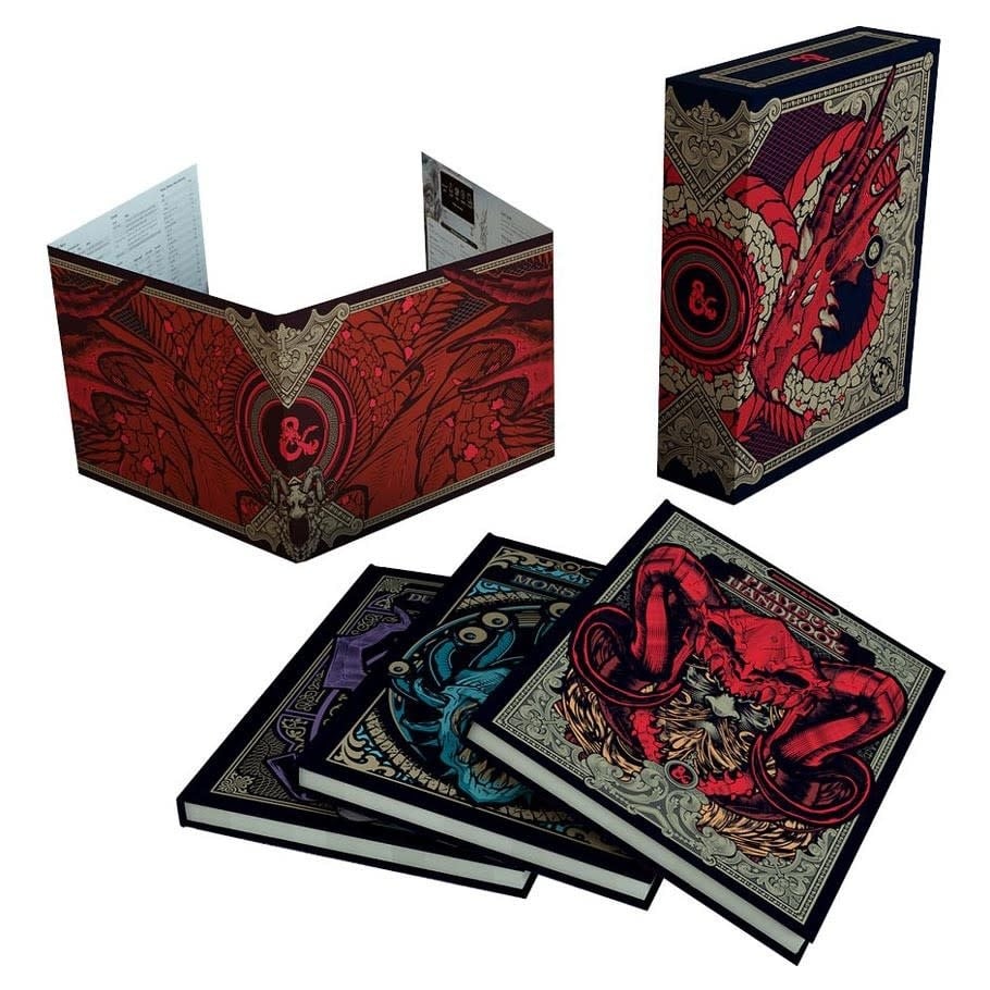 D&D 5th Core Rulebook Gift Set Collector's Edition Discount Games Inc