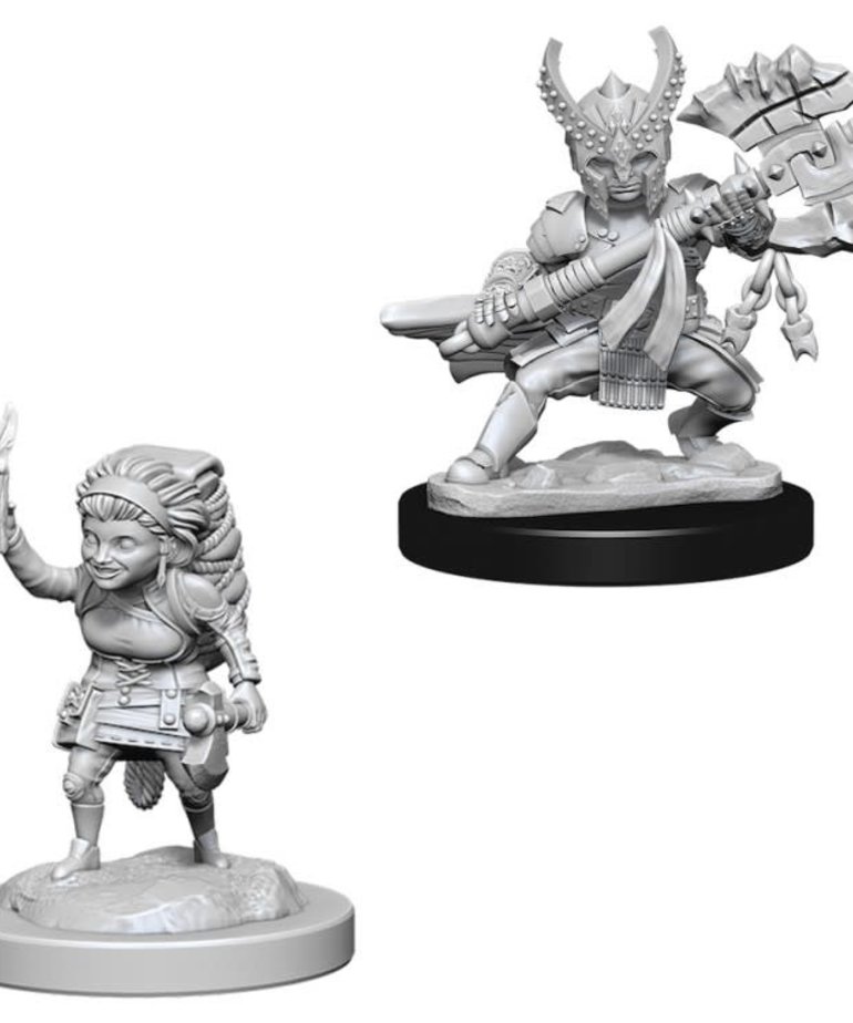 WizKids - WZK D&D: Nolzur's Marvelous Minatures - Female Halfling Fighter