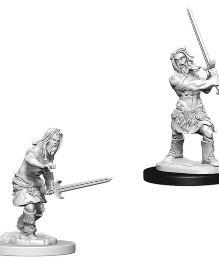 WizKids - WZK Pathfinder Battles: Deep Cuts - Male Human Barbarian