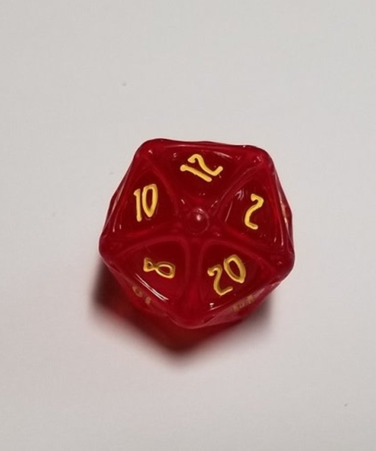 PolyHero PolyHero Dice: d20 Orb Level-Up Pack - Dragonfire and Brimstone