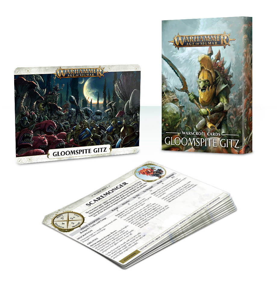 Games Workshop - GAW Warhammer Age of Sigmar - Warscroll Cards: Gloomspite  Gitz - Discount Games Inc
