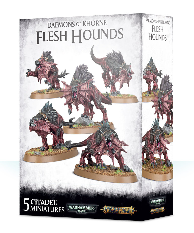 Games Workshop - GAW Warhammer Age of Sigmar - Daemons of Khorne - Flesh Hounds