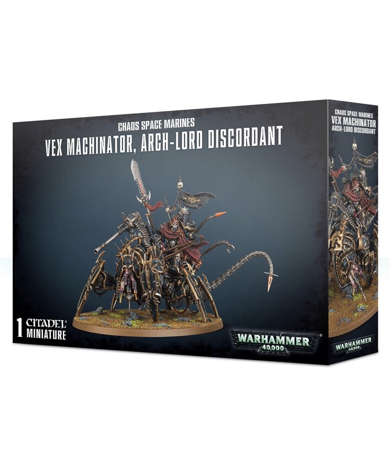 Games Workshop - GAW Warhammer 40K - Chaos Space Marines - Vex Machinator, Arch-Lord Discordant