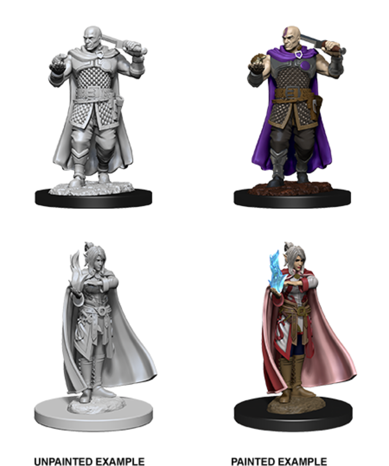 WizKids - WZK D&D - Nolzur's Marvelous Miniatures - Human Ranger (Male) & Moon Elf Sorcerer (Female)