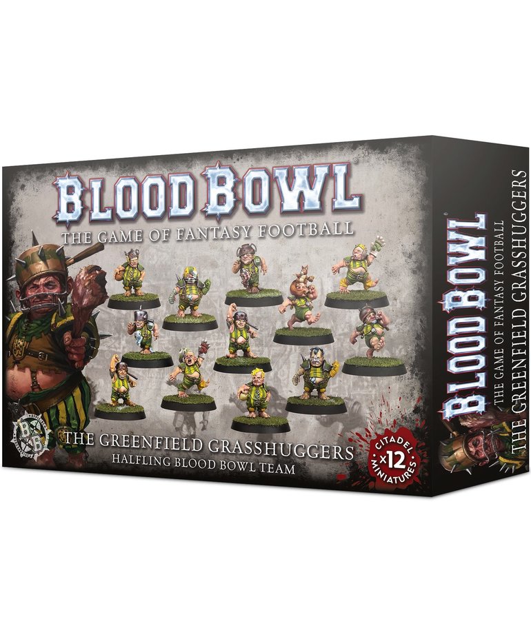 Games Workshop - GAW Blood Bowl - Halfling Team - The Greenfield Grasshuggers