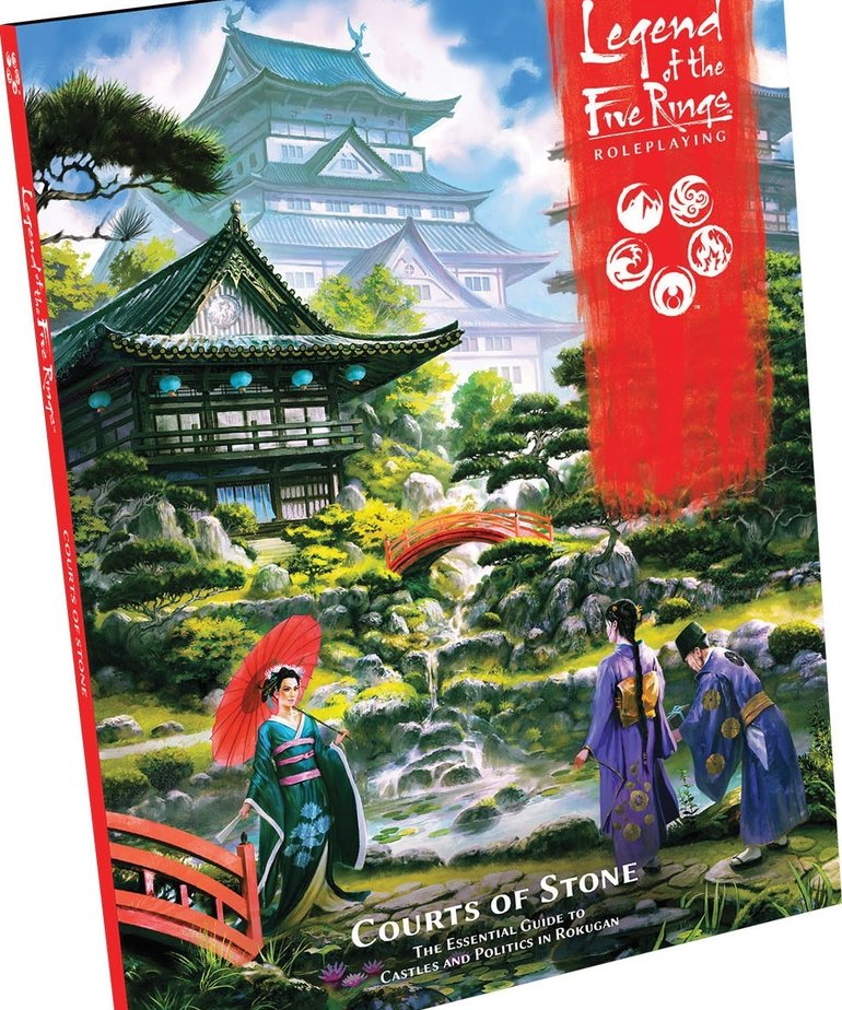 Fantasy Flight Games - FFG Legend of the Five Rings: Roleplaying - Courts of Stone - Sourcebook