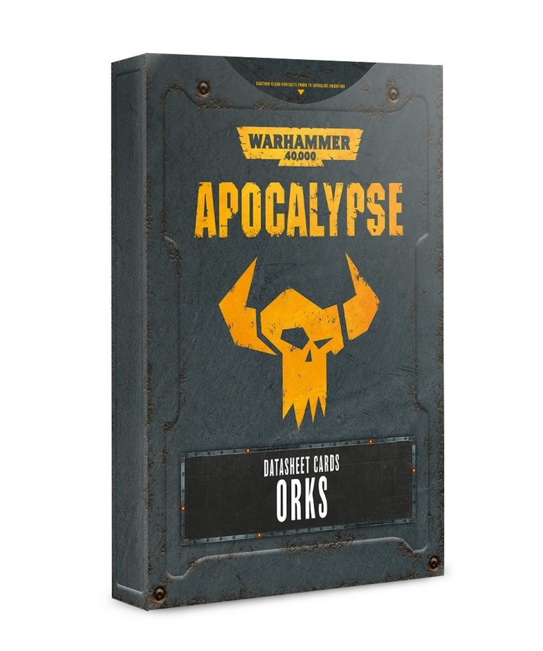 Games Workshop - GAW Warhammer 40K: Apocalypse - Datasheet Cards: Orks