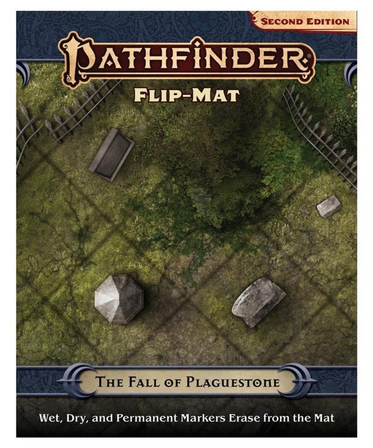 Paizo, Inc. - PZO Pathfinder 2E - Flip-Mat - The Fall of Plaguestone