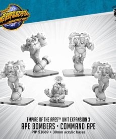 Privateer Press - PIP Monsterpocalypse - Empire of the Apes - Ape Bombers & Command Ape - Unit Expansion 3